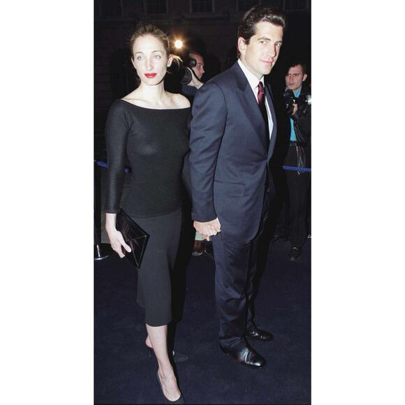 Vintage Y2K Calvin Klein Collection Black Ribbed Mohair Column Midi Skirt S - Picture 10 of 10